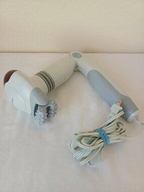 LifeWise Body Massager Handheld Vibration with Infrared Heat 63-1534 Gray EUC